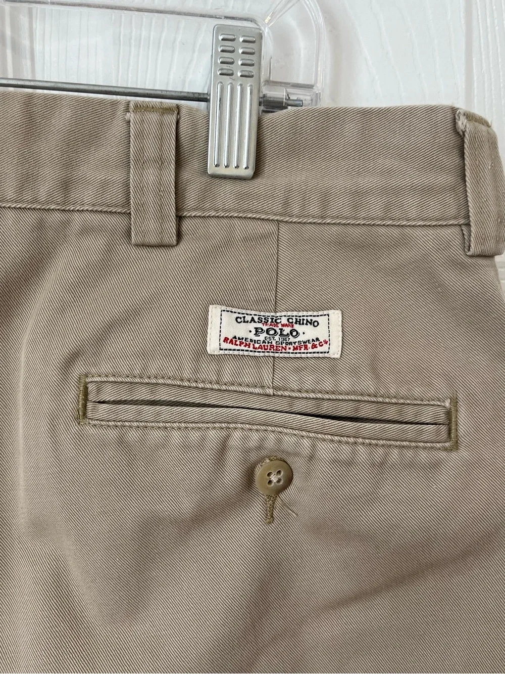 Polo Ralph Lauren Philip pants Men’s pleated Khaki tan Chinos pants size 36x30